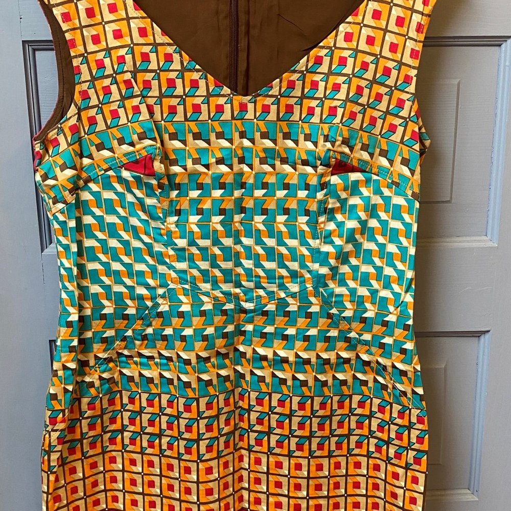 Gradient Geometric Dress